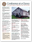 Download and print the 2015 Conference at a Glance.
