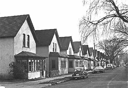Figure 15. Now a historic district, Milwaukee Avenue is a contiguous two-block development constructed in 1883, the first “planned workers’ community” in Minneapolis, Minnesota (Milwaukee Avenue Historic District, 1974).